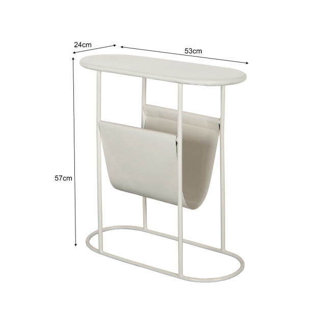 Brix bijzettafel luna 24x53.5x57.5cm 3285977 large