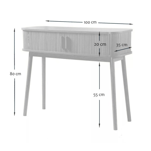 CaliCosy Console 2 schuifdeuren l100 cm ernest 2948023 large