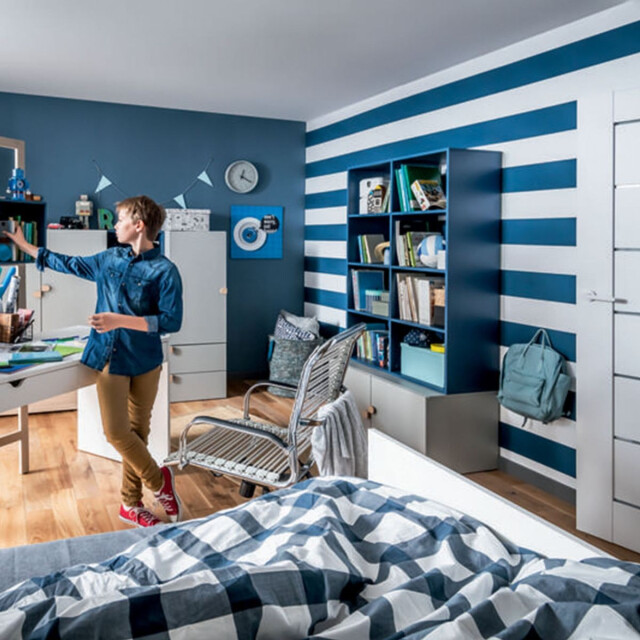 CaliCosy 8-vaks boekenkast met 2 deurs onderkast stige 2932011 large