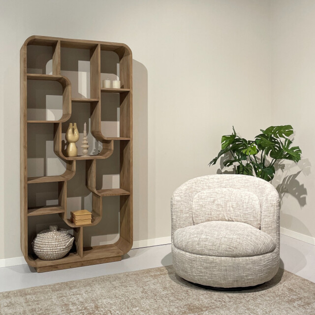 Brix boekenkast logan almond 30x90x190cm 3285974 large