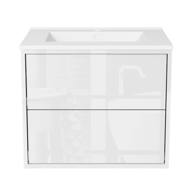 Badplaats Badkamermeubel set vina 60 cm - badmeubel met wastafel 3276318 large