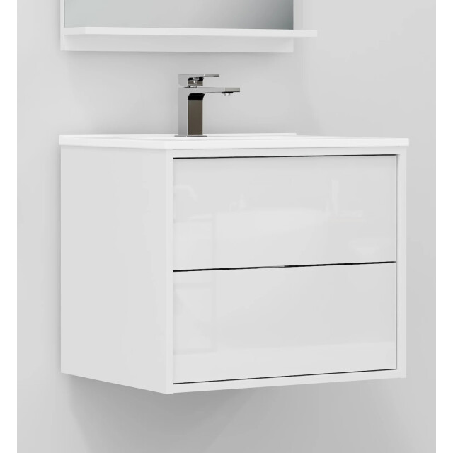 Badplaats Badkamermeubel set vina 60 cm - badmeubel met wastafel 3276318 large