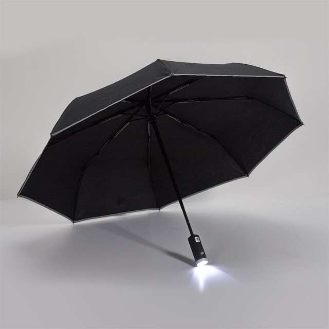 Casa di Elturo Paraplu met led zaklamp – automatisch open – Ø 34 cm – compact opvouwbaar 3295328 large