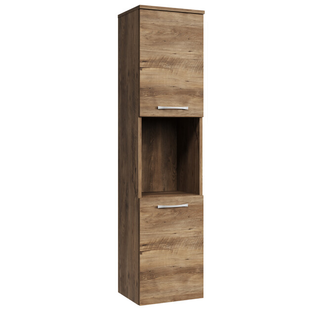 Badplaats Badkamerkast montreal 30 x 30 x 131 cm bruin hangende 3181296 large