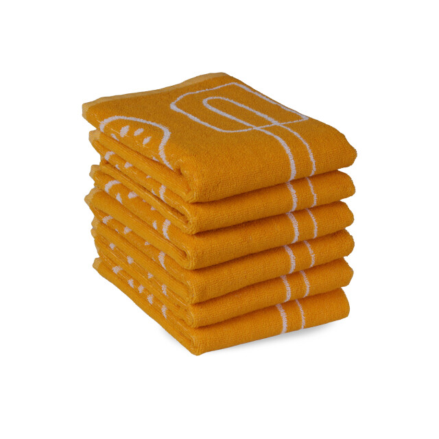 DoubleDry Luxe keukenhanddoeken set 6 stuks 50x50 cm 100% katoen hoge 3169261 large