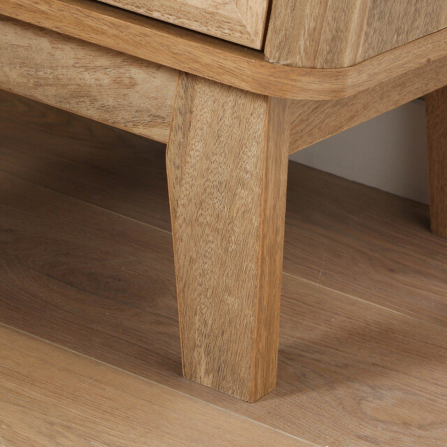 CaliCosy Nachtkastje 1 lade met rotan front en 1 open vak l39 cm palmo 2948020 large