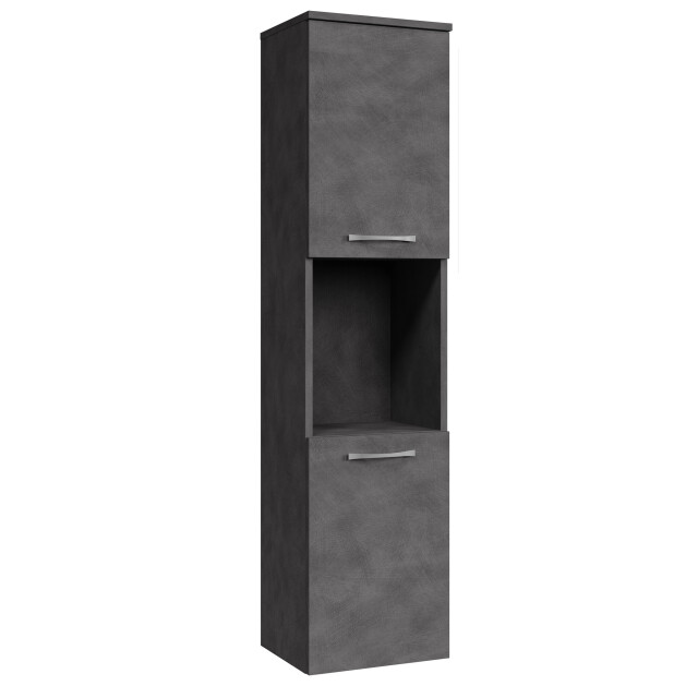 Badplaats Badkamerkast montreal 30 x 30 x 131 cm donker hangende 3181295 large