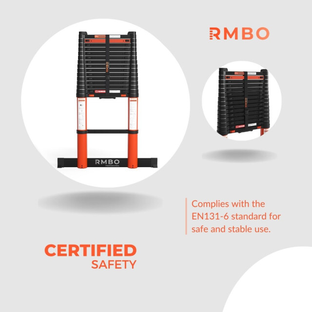 RMBO ® professionele telescopische ladder 4,8m 3273546 large