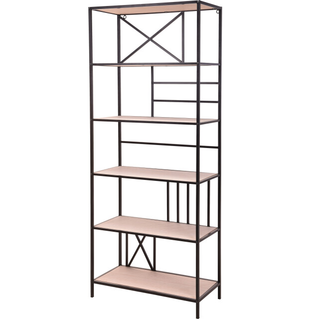 4livingz Wandrek napoli recht stevig industrieel wandrek 173x74x70 cm 3048679 large