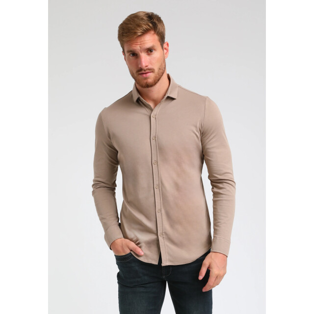 Gabbiano Heren overhemd tone 333510 4445 Gabbiano 333510 4445Taupe large