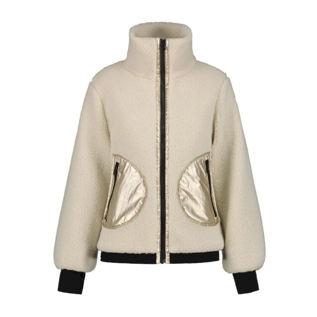 Luhta iskoinen fleece sweater met rits dames - 070848_100-S large