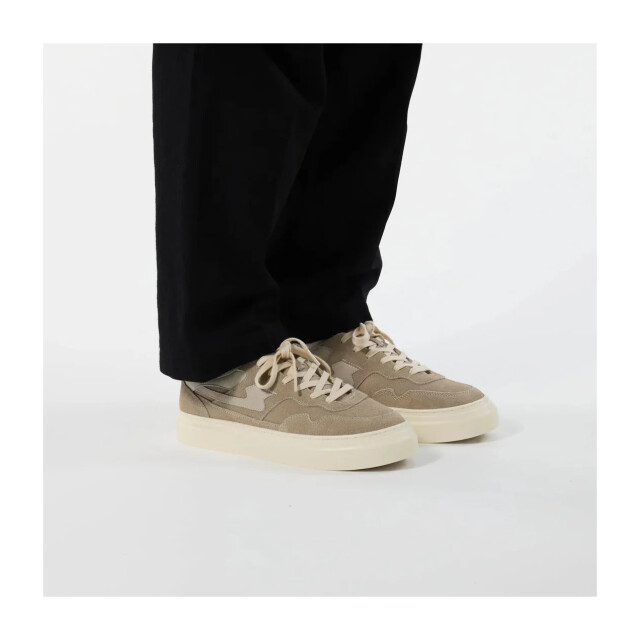 Stepney workers club S.w.c pearl s-strike raw suede taupe lage sneakers unisex YA23065 large