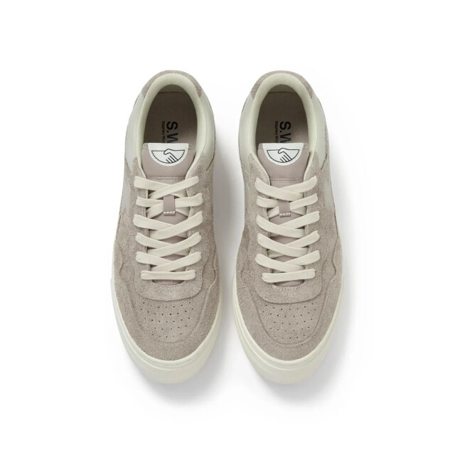 Stepney workers club S.w.c pearl s-strike raw suede taupe lage sneakers unisex YA23065 large