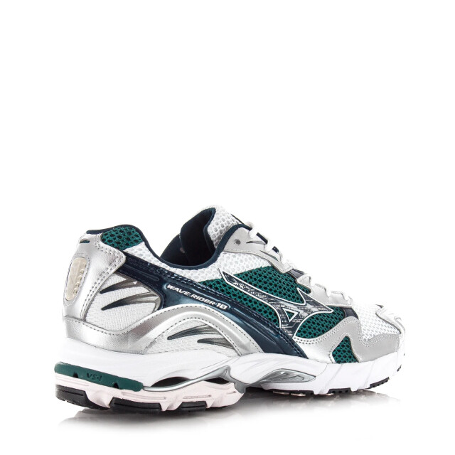 Mizuno Wave rider 10 white baritone blue lage sneakers unisex D1GA210415 large