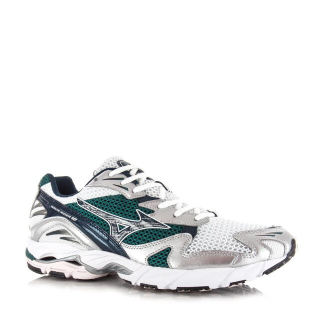 Mizuno Wave rider 10 white baritone blue lage sneakers unisex D1GA210415 large