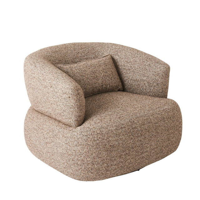 Signature Draaistoel in bruin stof regis 3254866 large
