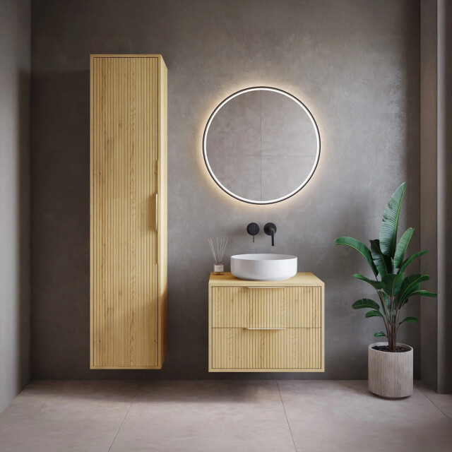 Badplaats Badkamerkast rimini 38 x 33 x 170 cm - hangende kolomkast met 3253412 large