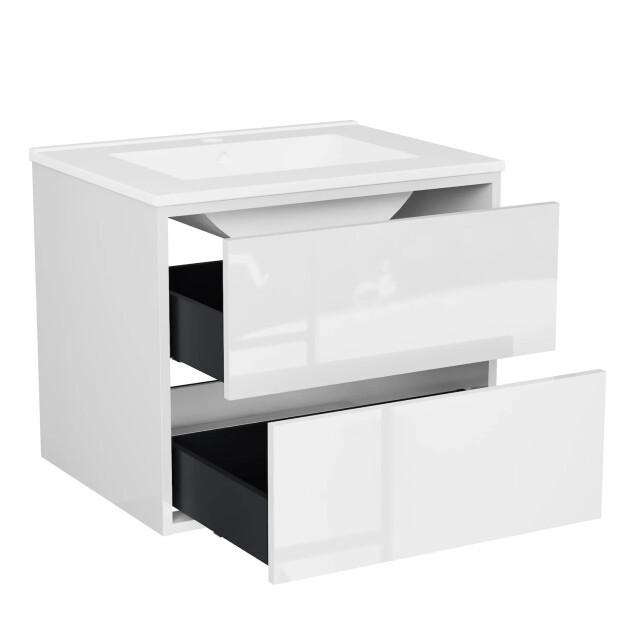 Badplaats Badkamermeubel set vina 60 cm - badmeubel met wastafel 3276318 large