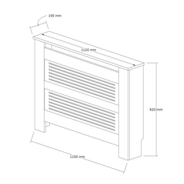 CaliCosy Radiatorombouw l112 cm termora 3294754 large