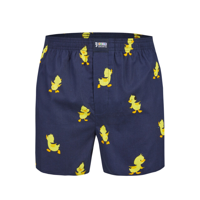 Happy Shorts X heren wijde boxershort met binnenbroek kuiken print HS-X-331 large