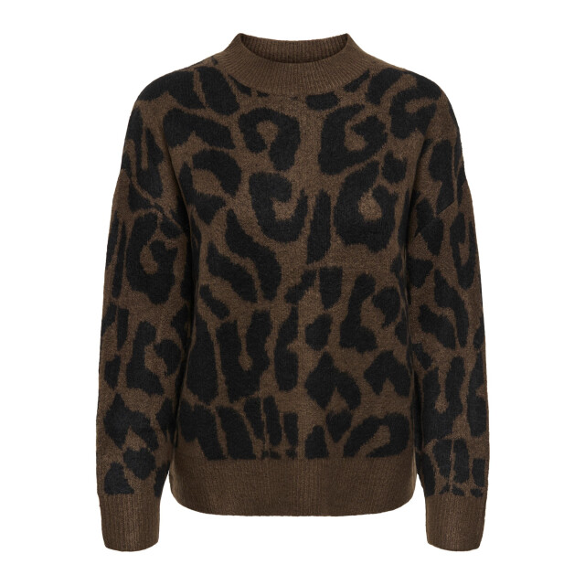 Jacqueline de Yong elanor leo l/s on pullover knt 15357557 slate 06712.991.0183 large