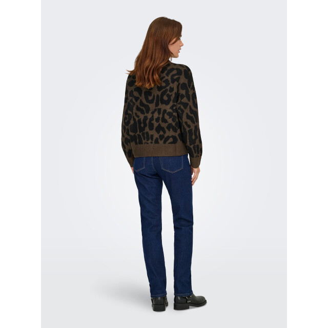 Jacqueline de Yong elanor leo l/s on pullover knt 15357557 slate 06712.991.0183 large