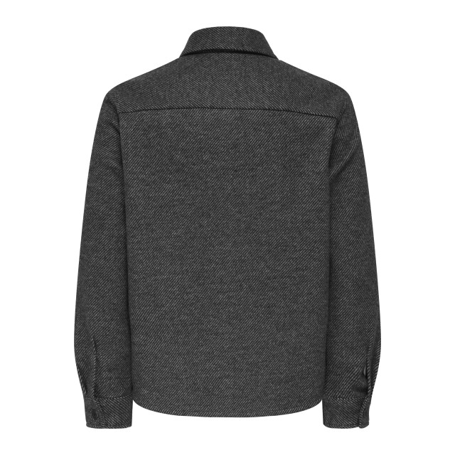 Only & Sons onsmicah twill overshirt frml 22035478 medium grey melange 05633.941.0076 large