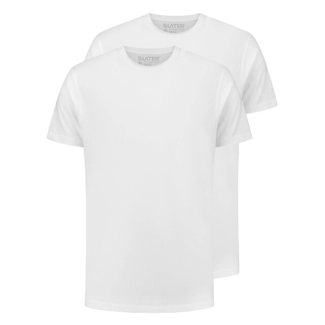 Slater Regular fit t-shirt ronde hals 2-pack 038183-01-XL large