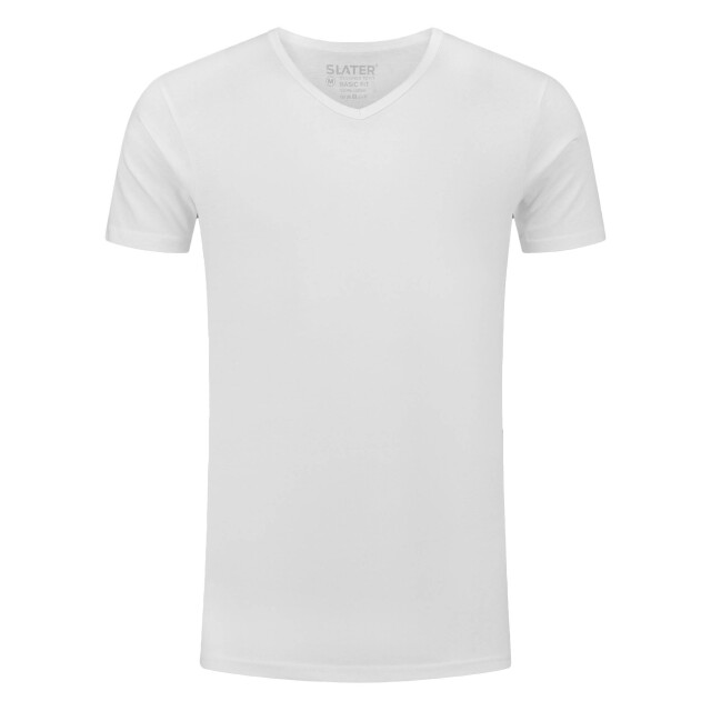 Slater Regular fit extra long t-shirt v-hals 038191-01-XL large