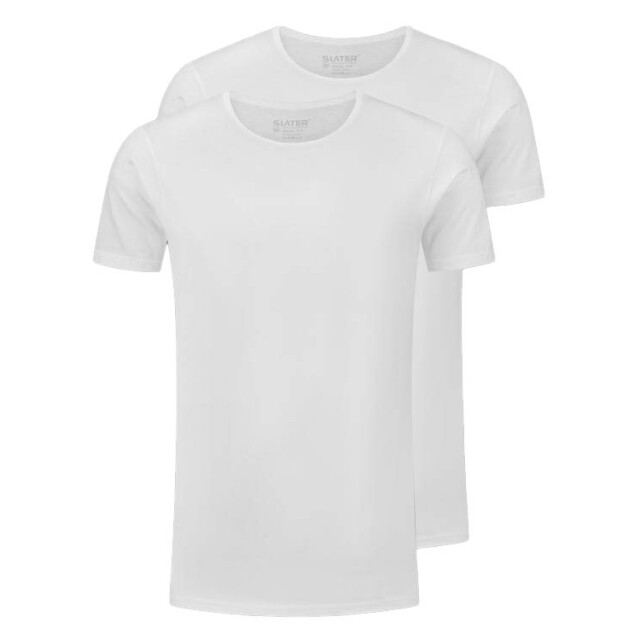 Slater Regular fit t-shirt ronde hals 2-pack 038189-01-XXL large