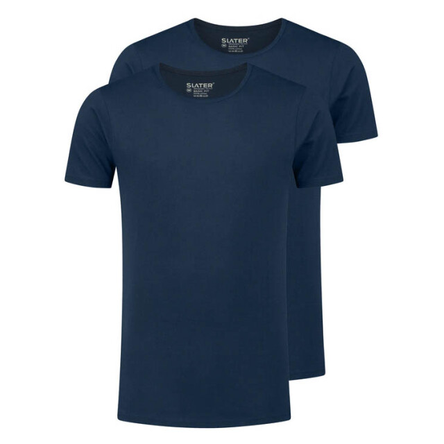 Slater Regular fit t-shirt ronde hals 2-pack 044475-000-XXL large