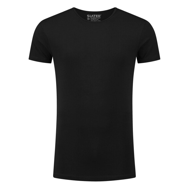 Slater Stretch t-shirt ronde hals 2-pack 044472-000-L large