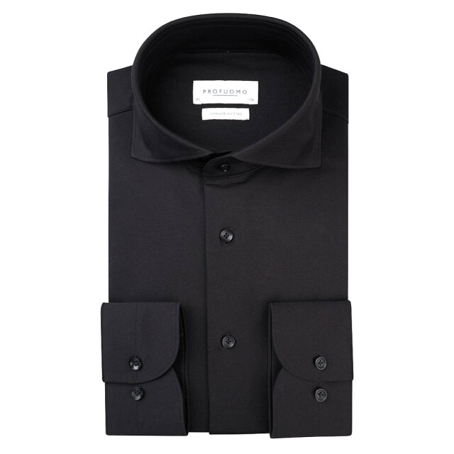 Profuomo Japanese knitted overhemd met lange mouwen 071478-001-37 large
