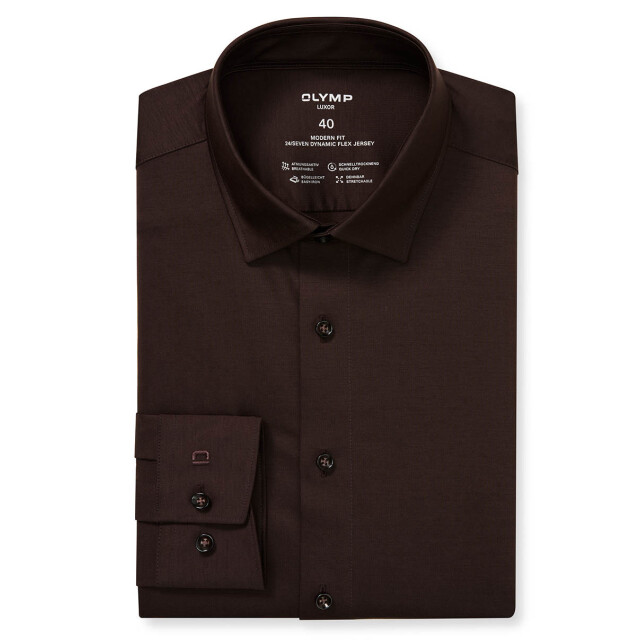 Olymp 24/7 luxor modern fit dress shirt 103392-001-46 large