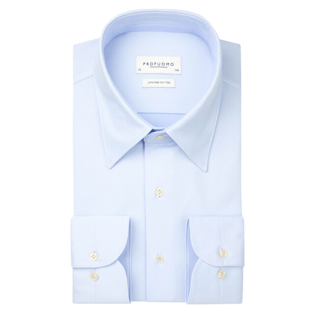 Profuomo Japanese knitted dress shirt 106126-001-39 large