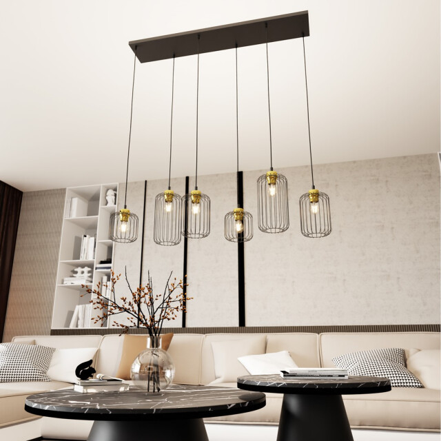 Bright Home Industriële hanglamp mariani 6 lichtpunten-lichts 3287293 large