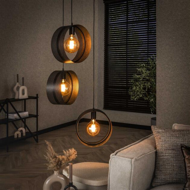 Bright Home Hanglamp alberik 3 lichtpunten charcoal 3288861 large