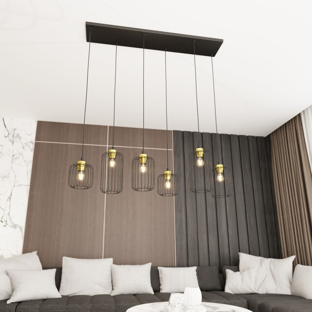Bright Home Industriële hanglamp mariani 6 lichtpunten-lichts 3287293 large