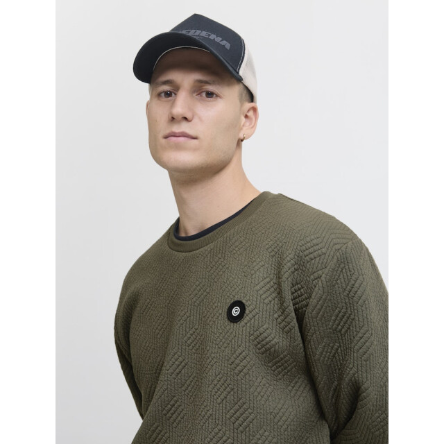 Jack & Jones Jcogeo sweat crew neck smu army 5209.26.0004 large