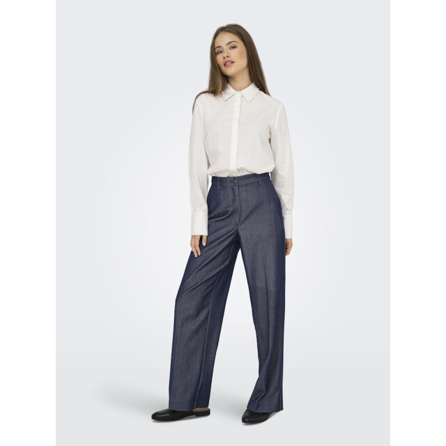 Jacqueline de Yong Jdyanthony bloom hw pant tlr blue denim 4109.35.0025 large