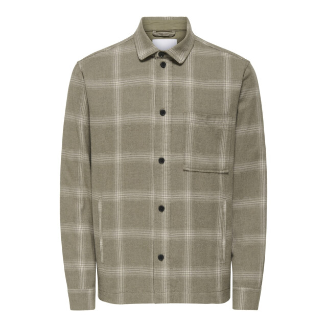 Only & Sons Onsaiden checked twill shirt frml dessin 5309.79.0060 large