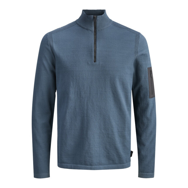 Jack & Jones Jcomace knit half zip smu petrol 5219.36.0014 large