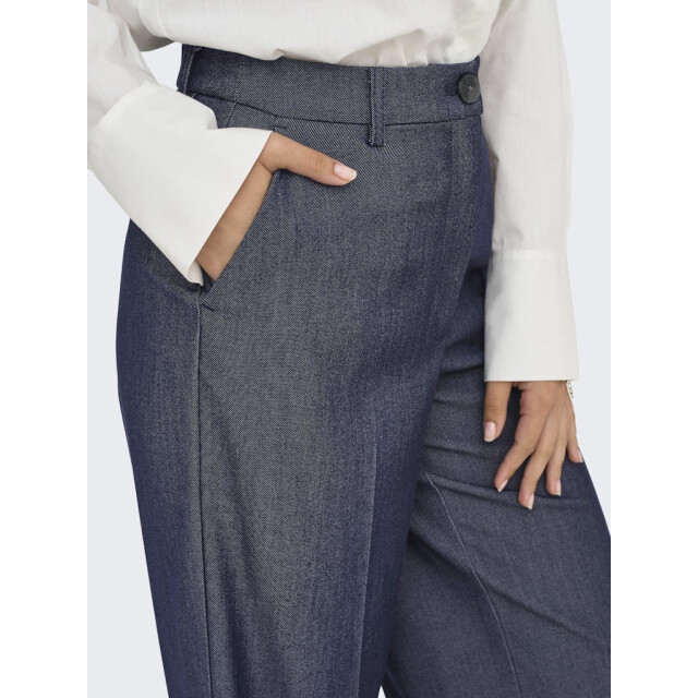 Jacqueline de Yong Jdyanthony bloom hw pant tlr blue denim 4109.35.0025 large