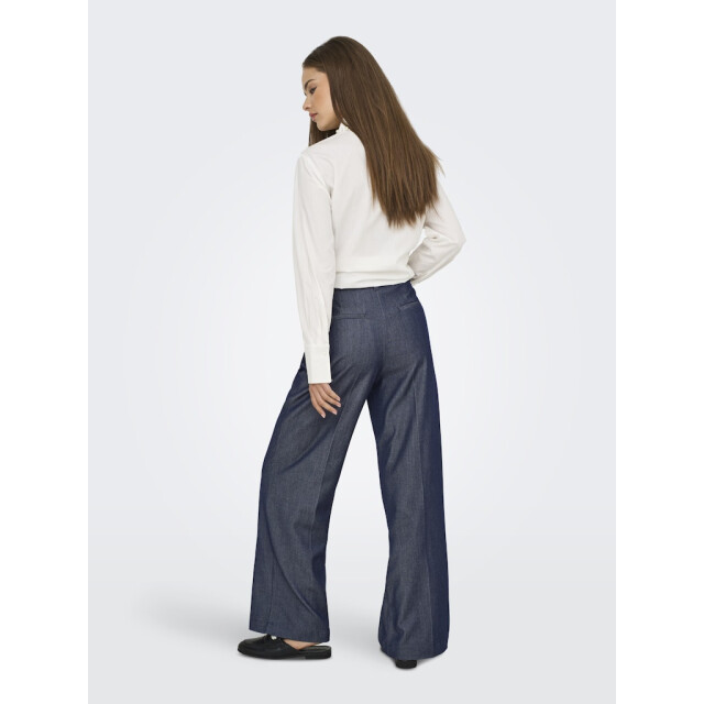 Jacqueline de Yong Jdyanthony bloom hw pant tlr blue denim 4109.35.0025 large