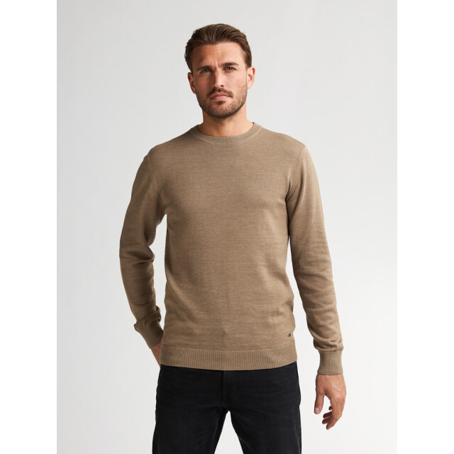 Petrol Industries Men knitwear round neck basic camel 5219.76.0023 large