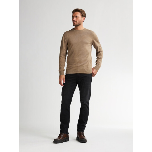 Petrol Industries Men knitwear round neck basic camel 5219.76.0023 large