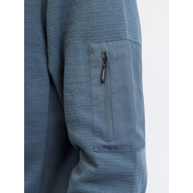 Jack & Jones Jcomace knit half zip smu petrol 5219.36.0014 large