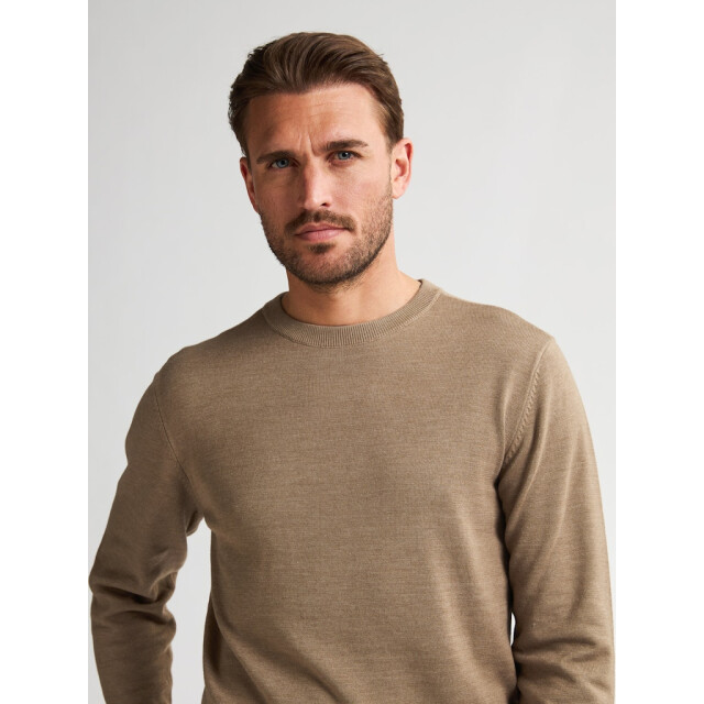 Petrol Industries Men knitwear round neck basic camel 5219.76.0023 large