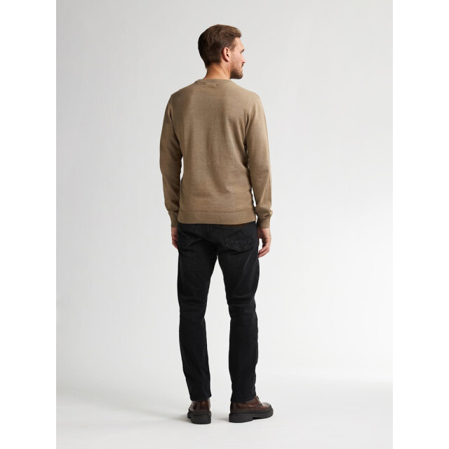 Petrol Industries Men knitwear round neck basic camel 5219.76.0023 large