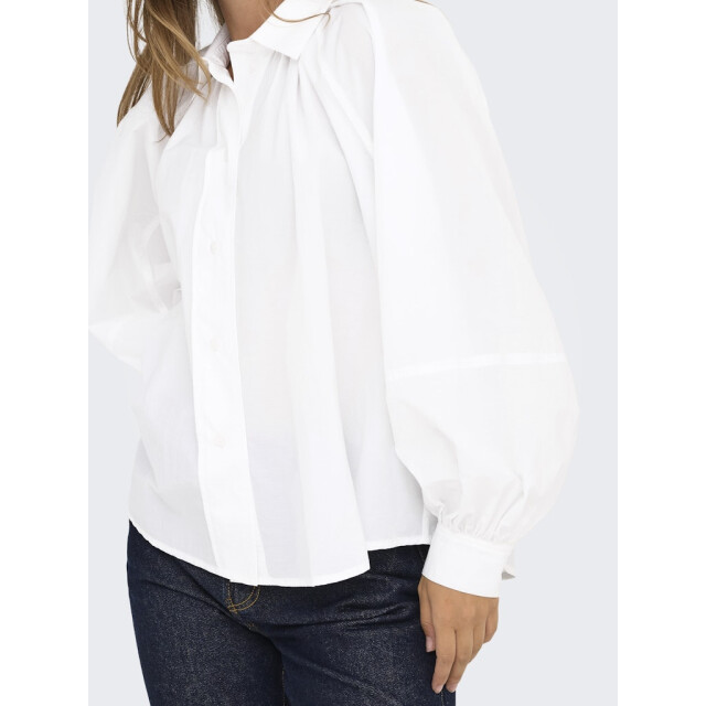 Only Onlriver ls shirt ox wvn off-white 4309.02.0033 large
